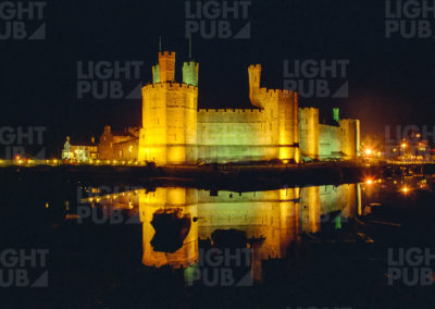 Eclairage architectural LED château